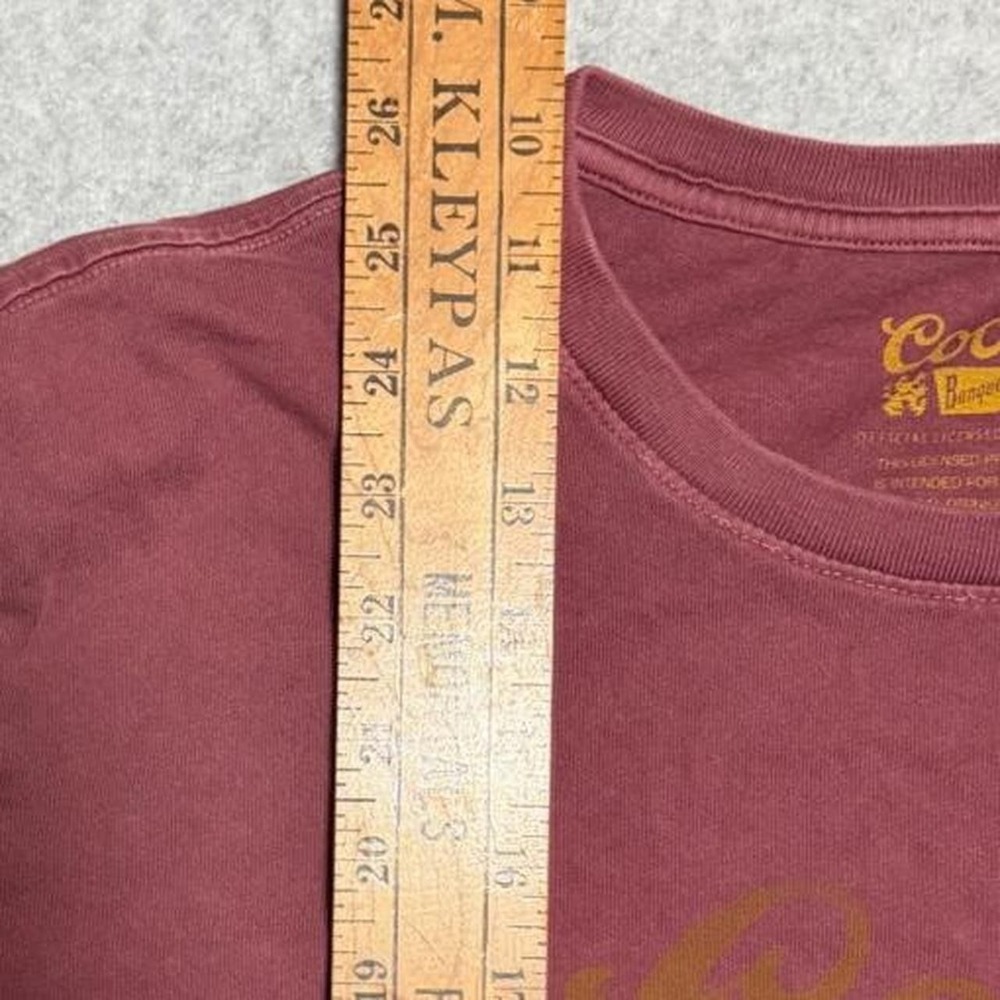 Maroon Coors Beer Women's Large T Shirt - Picture 4 of 6